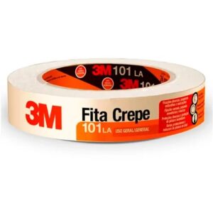 Fita Crepe 24 mm x 50 m 101 LA Uso Geral - 3M-HB004415624