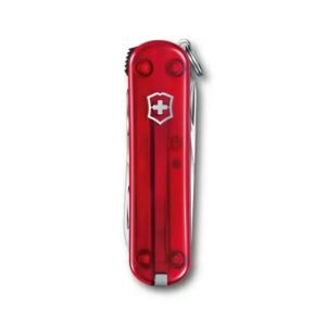 Canivete Suico NailClip 580 Vermelho Translucido VICTORINOX