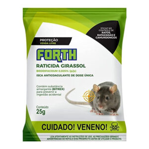 Raticida Isca Girassol 25g FORTH